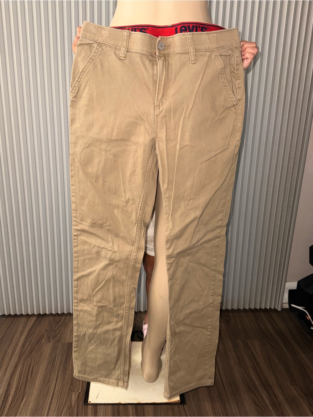 Levi's Kids Tan Straight Chino Jeans